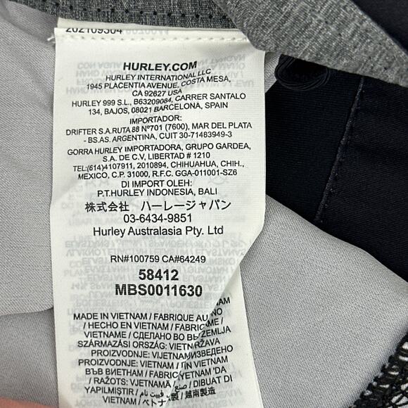 Hurley Nascar Phantom Eco Car Racing Boardshorts Swim Shorts Size 31 20" Outseam - Picture 9 of 9